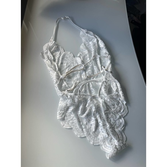 Boutique Intimates Sleepwear Sexy Lace Teddy Lingerie Deep V Plunge Sheer Poshmark